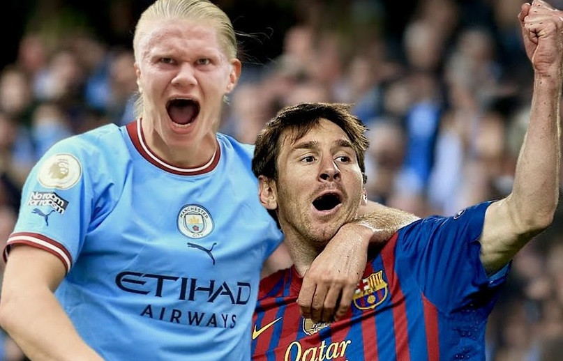 Haaland nhận giải thưởng cầu thủ xuất sắc nhất bóng đá châu Âu mùa giải 2022/23.