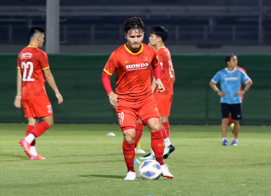 Quang Hải chưa có được phong độ cao ở VL World Cup 2022