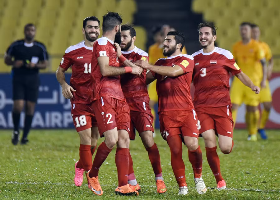 Đội tuyển Syria so tài tuyển Việt Nam vào ngày 20/6 trên sân Thiên Trường.