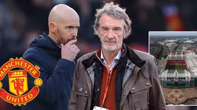 Sir Jim Ratcliffe tính giữ lại HLV Ten Hag. 
