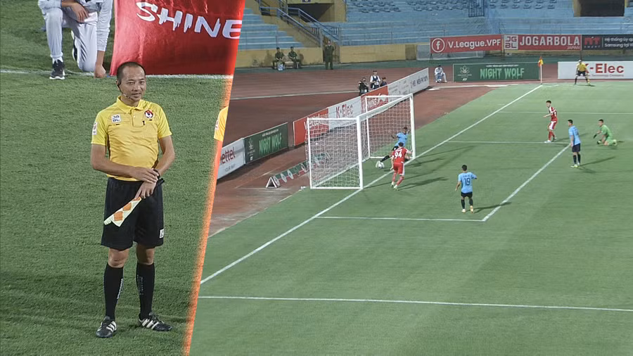 Trọng tài Ngô Quốc Toản đối diện với án phạt từ ban tổ chức V.League.