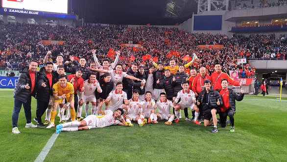 Tuyển Việt Nam nhận thưởng lớn với chiến tích cầm hòa Nhật Bản.