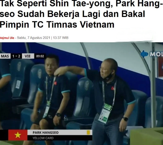 Báo Indonesia đánh giá cao sự chuyên nghiệp của HLV Park Hang Seo.