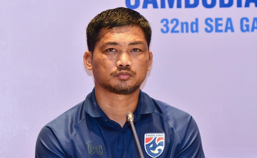 HLV U22 Thái Lan thận trọng khi đội nhà rơi vào bảng đấu khó ở SEA Games 32.