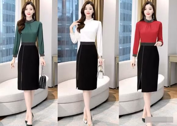 áo sơ mi mặc với váy gì, áo sơ mi, mẹo mặc đẹp, thời trang công sở