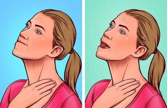 bài tập thể dục, bài tập chống chảy xệ cằm, cằm chảy xệ