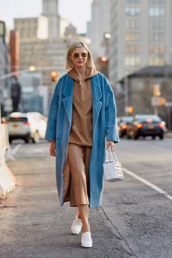 màu nâu, thời trang đông, phối đồ đẹp