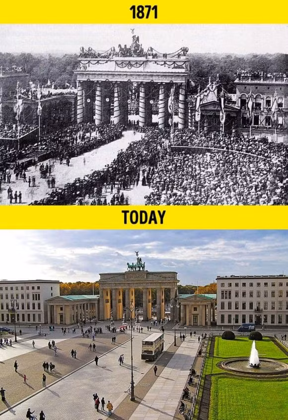 Cổng Brandenburg, Berlin, Đức.