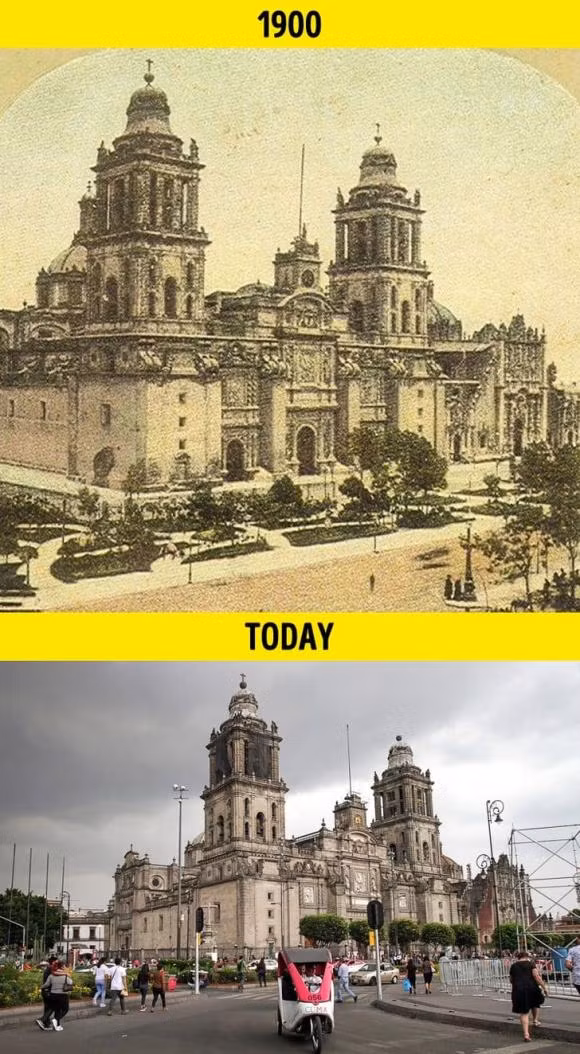 Nhà thờ chính tòa thành phố Mexico.