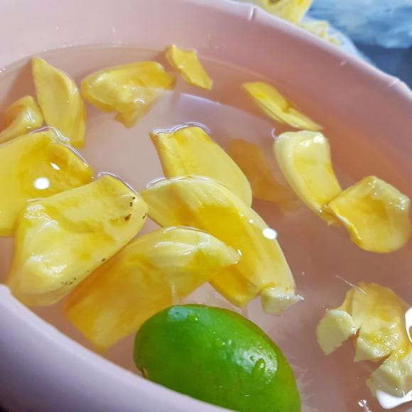 mít sấy, cách làm mít sấy bằng nồi chiên không dầu, món ngon 