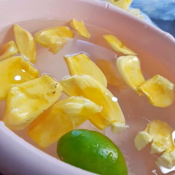 mít sấy, cách làm mít sấy bằng nồi chiên không dầu, món ngon 