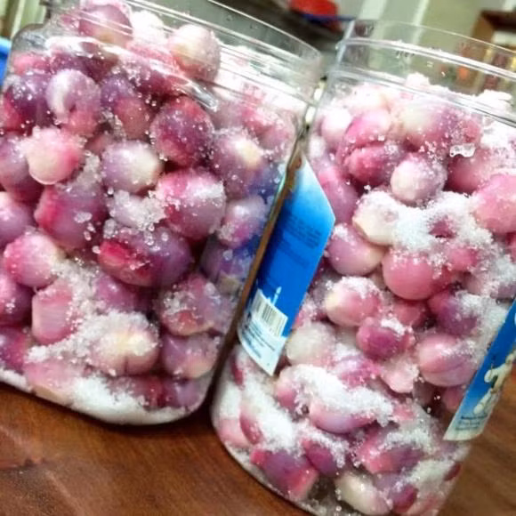 dưa hành, cách muối dưa hành, món ngon 