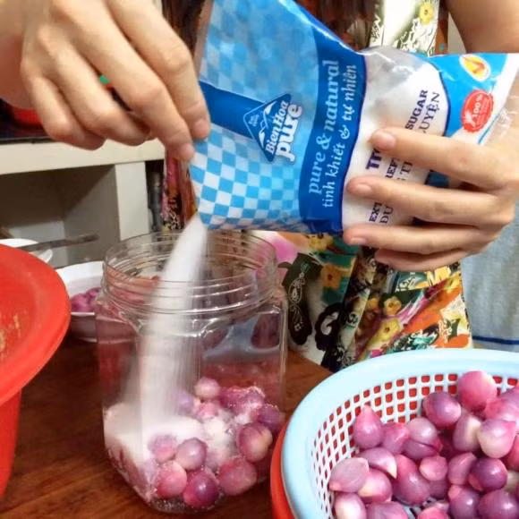 dưa hành, cách muối dưa hành, món ngon 