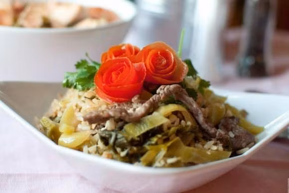 rang cơm, cách rang cơm ngon, món ngon 