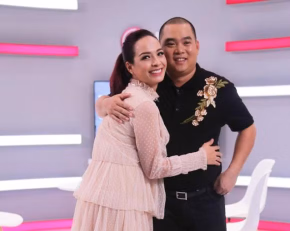 Thúy Hạnh và nhạc sĩ Minh Khang.