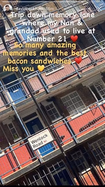 Ngôi nhà mà Beckham từng sống với ông bà.
