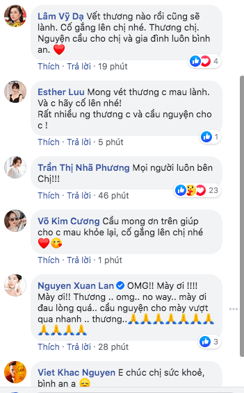 Cô đã dám đăng ảnh dung mạo hiện tại sau khi bỏng. Bạn bè bày tỏ sự yêu thương dành cho Hồng Ngọc. Cô đã dám đăng ảnh dung mạo hiện tại sau khi bỏng. Bạn bè bày tỏ sự yêu thương dành cho Hồng Ngọc.
