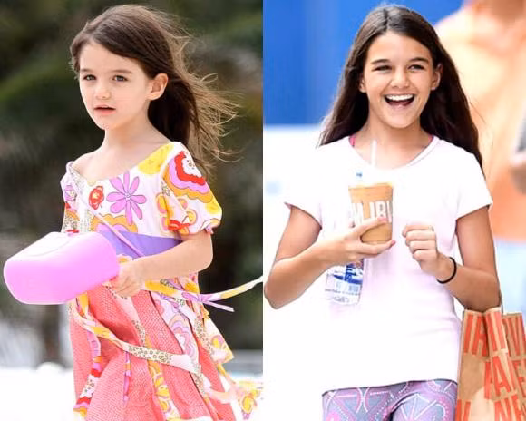 suri cruise, con gái tom cruise, vai trần nuột nà, sao hollywood