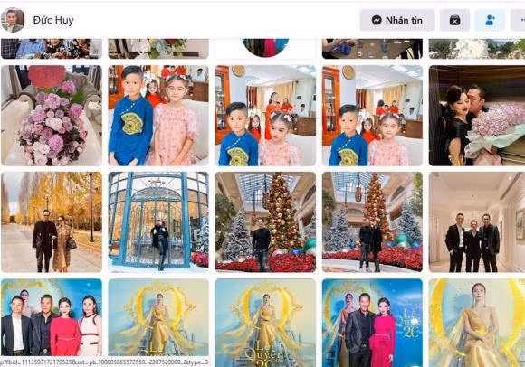 Đức Huy không xoá bất kỳ hình ảnh nào của Lệ Quyên.