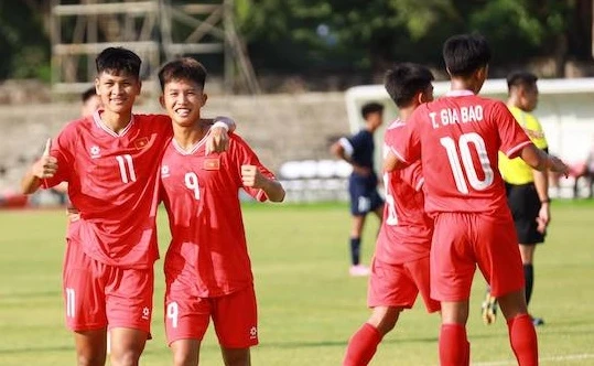 U16 Việt Nam thắng ấn tượng Brunei ở trận ra quân U16 Đông Nam Á.