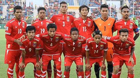 Tuyển Myanmar có thành tích tốt Asian Cup ở khu vực Đông Nam Á.