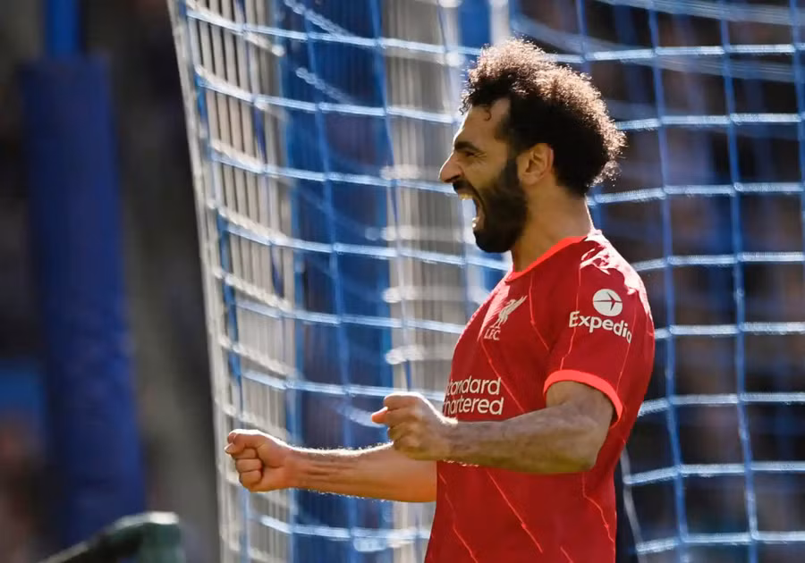 Salah đã có 20 bàn thắng ở mùa này. Ảnh: Reuters