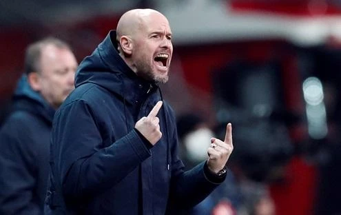 HLV Erik ten Hag thất vọng với trận hòa trước Newcastle.