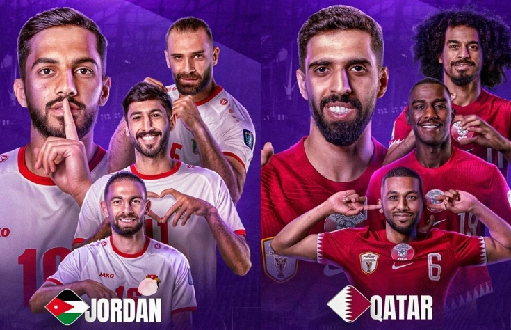 Trận chung kết Asian Cup 2023 giữa Qatar và tuyển Jordan diễn ra lúc 22h00 ngày 10/2.