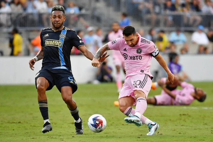 Messi ghi bàn giúp Inter Miami thắng cách biệt Philadelphia.