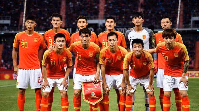 Tuyển Trung Quốc nằm cùng bảng với Việt Nam ở vòng loại cuối World Cup 2022.