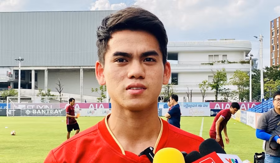 Khuất Văn Khang quyết tâm cùng U23 Việt Nam dự Olympic tại Paris.