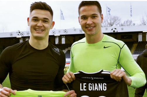 Patrik Lê Giang được Công An Hà Nội đăng ký cho V.League 2023.