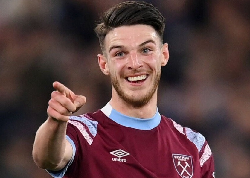 Declan Rice gia nhập Arsenal với giá 105 triệu bảng.