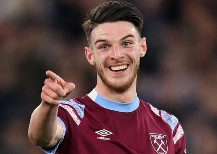 Declan Rice gia nhập Arsenal với giá 105 triệu bảng.