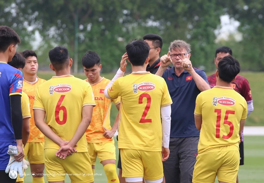 U22 Việt Nam rèn quân ở Vũng Tàu chuẩn bị cho SEA Games.