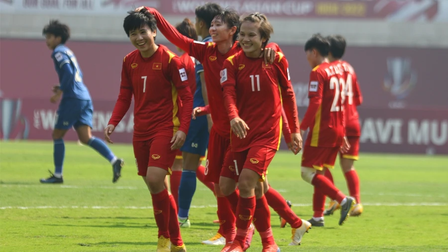 Tuyển nữ Việt Nam tập huấn tại Nhật Bản chuẩn bị cho SEA Games.