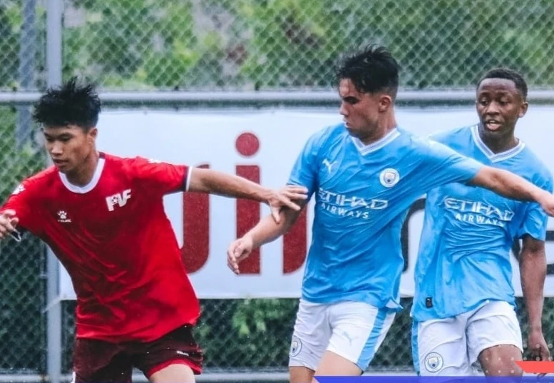 U16 PVF đánh bại U16 Man City ở giải giao hữu quốc tế.