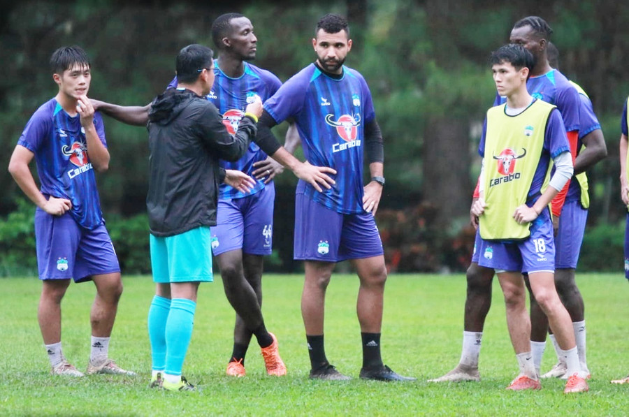 Hoàng Anh Gia Lai quyết tâm cải thiện thành tích ở V-League.