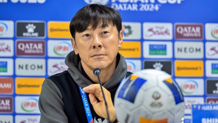 HLV Shin Tae-yong không hài lòng với trọng tài ở giải U23 châu Á.