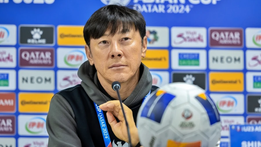 HLV Shin Tae-yong không hài lòng với trọng tài ở giải U23 châu Á.