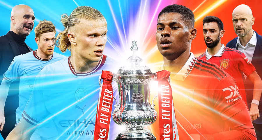 Trận chung kết FA Cup Man City - MU diễn ra vào lúc 21h00 tối 25/5.