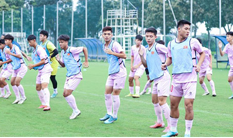 U16 Việt Nam tích cực rèn quân chuẩn bị cho giải Đông Nam Á.