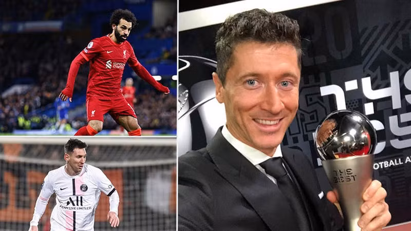 Robert Lewandowski giành giải thưởng The Best 2021.