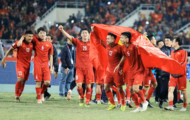 Đội tuyển Việt Nam được truyền thông Đông Nam Á vinh danh.