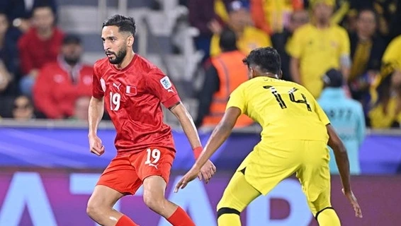 Hazza Ali Ateeq Mubarak của tuyển Bahrain bị đình chỉ vì dính doping.