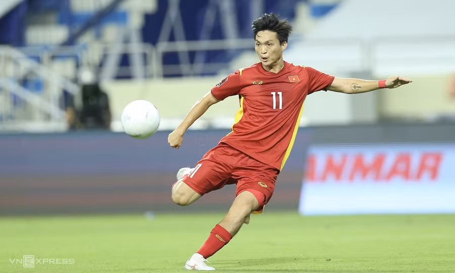 Tuấn Anh đã bình phục hoàn toàn chấn thương cổ chân gặp phải trước đó