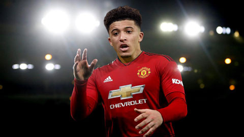 Jadon Sancho chưa có trận đấu ra mắt MU