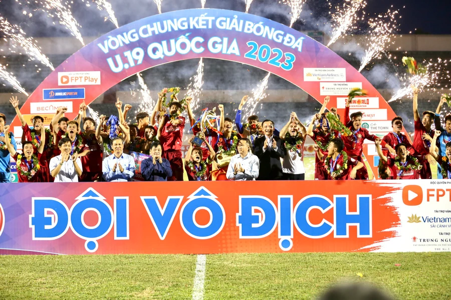 U19 Thanh Hóa vô địch giải U19 quốc gia 2023.