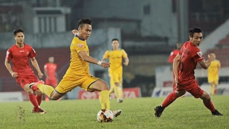 An ninh được thắt chặt ở trận SLNA - Hải Phòng ở vòng 9 V.League.