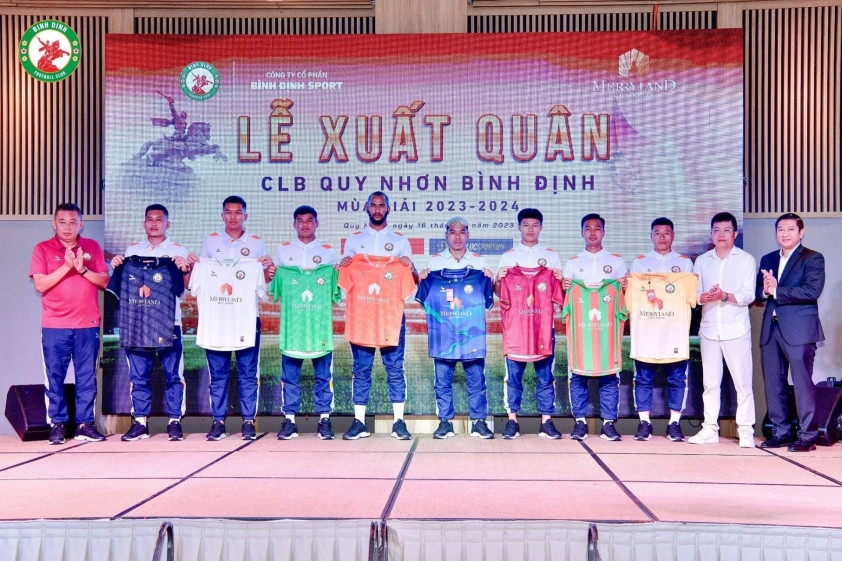 Bình Định FC sử dụng 8 mẫu áo đấu ở V-League 2023/2024